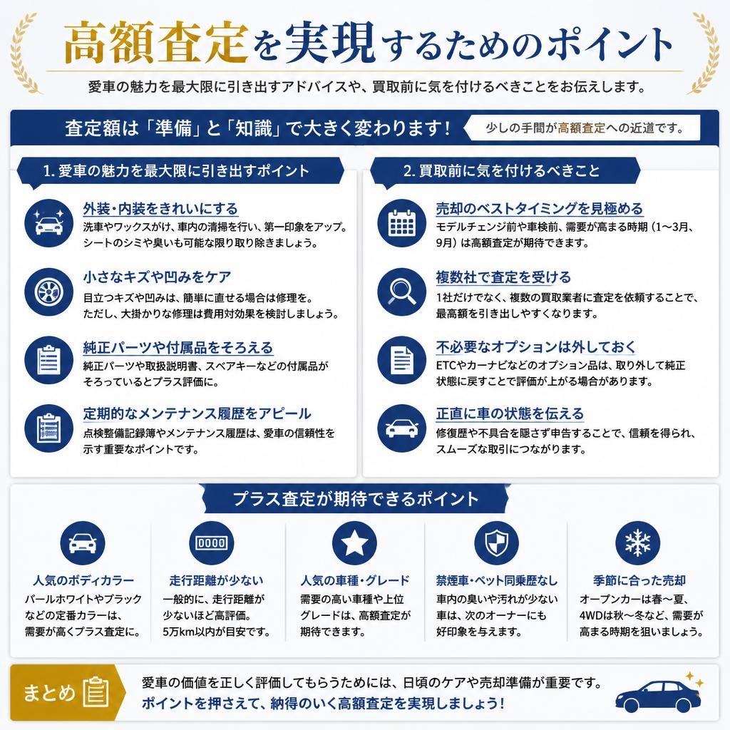 高額査定の秘訣