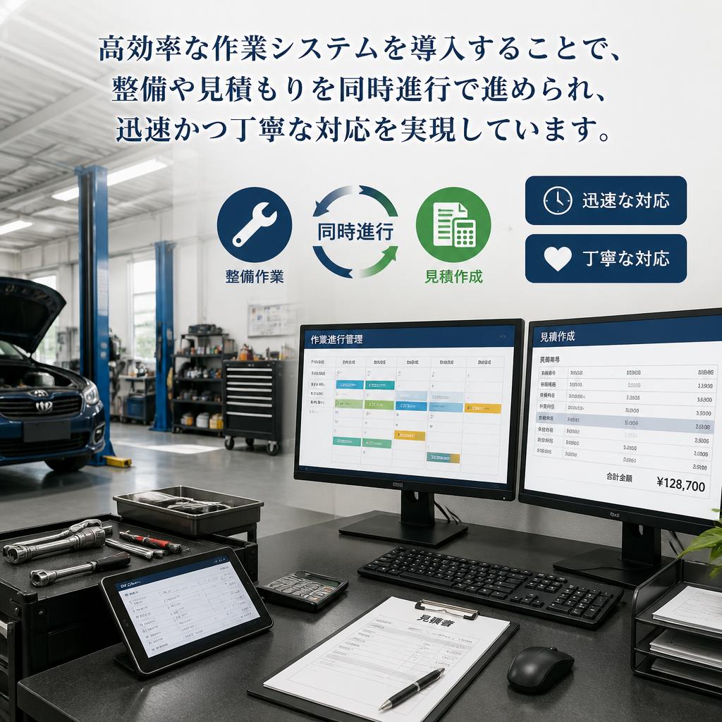 迅速な点検・整備システム