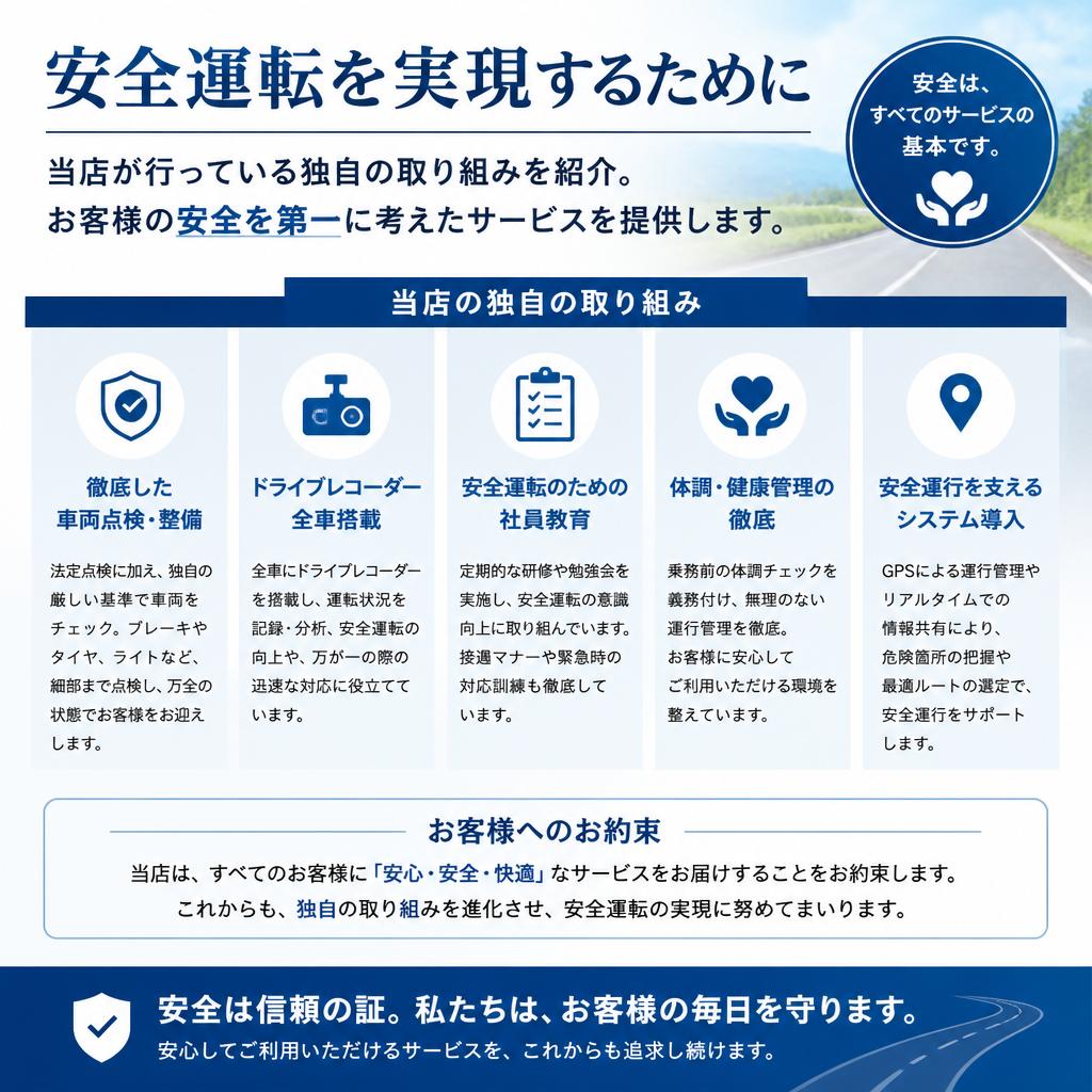 5. 安全運転をサポートするための取り組み