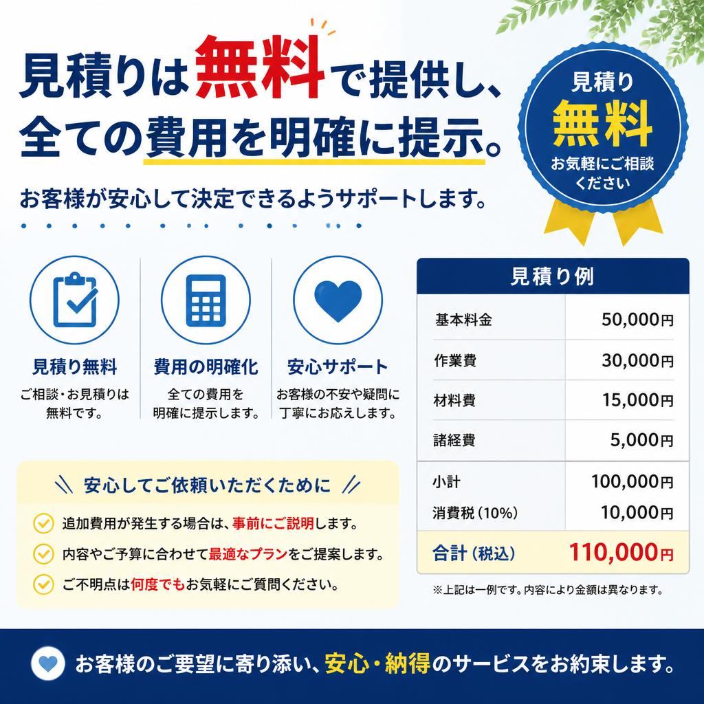 4. 見積りの透明性