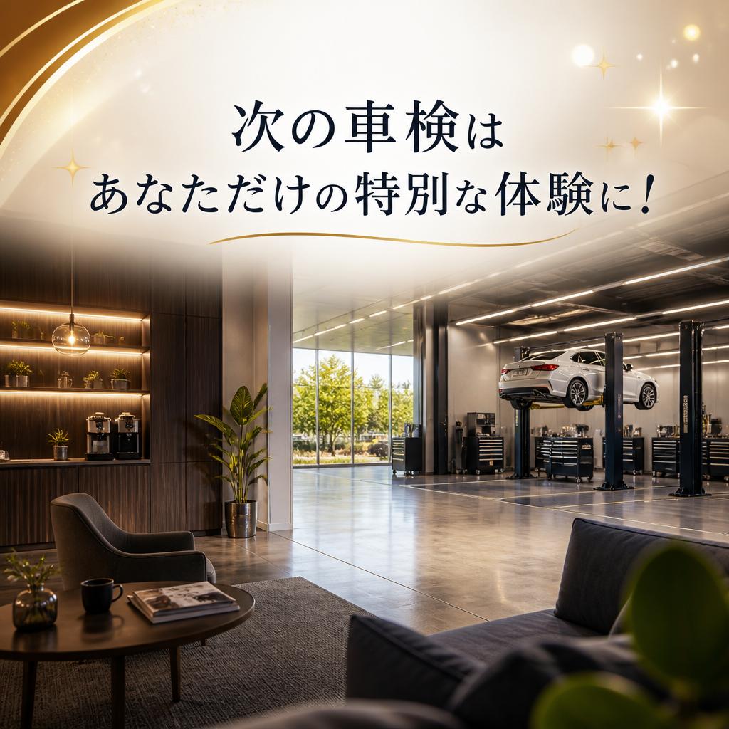 次の車検はあなただけの特別な体験に！
