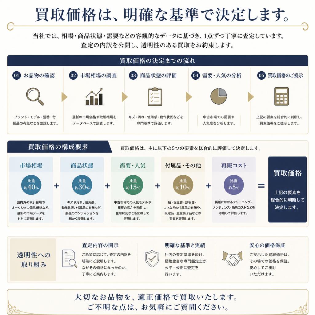 買取価格の仕組み