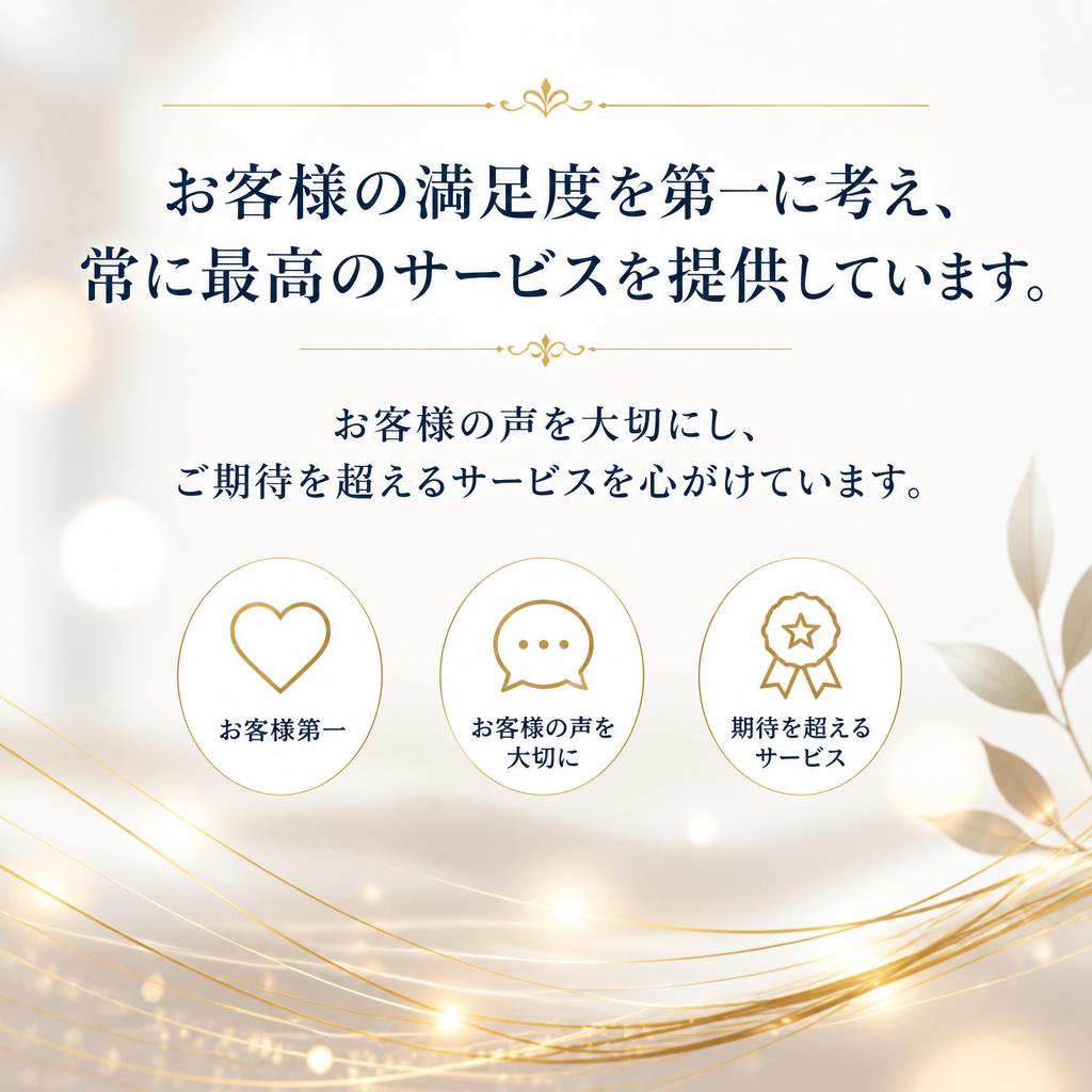 顧客満足度への取り組み